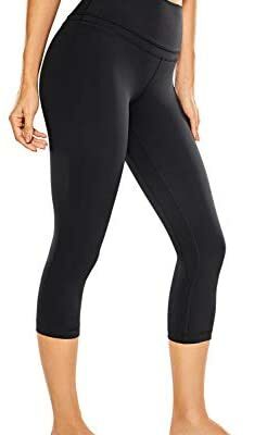 CRZ YOGA Legging de sport stretch pour femme Taille haute avec poches 53 cm