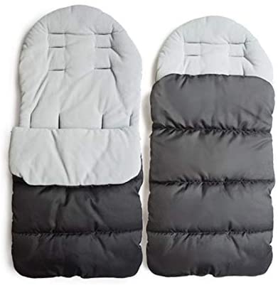 MHOYI Couvre-pieds universel pour poussette, coussin en coton pour poussette, couverture d'hiver chaude, sac de couchage pour bébés de 0 à 36 mois