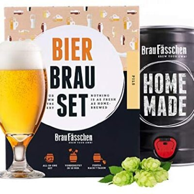 Ensemble de brassage de bière bricolage |  Pilsner en fûts de 5 litres |  Prêt en 7 jours |  Cadeau parfait pour votre ami ou papa