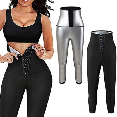 pantalon de yoga langjiao, legging anti-cellulite à forte compression thermique, taille ajustable, legging slim, accélère la transpiration pour perdre du poids, aplatit le ventre