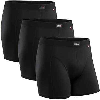 DANISH ENDURANCE 3 Boxer Homme en Coton Oeko-TEX® Super Doux, Coupe Classique, Maintien et Confort Supérieur, Boxer