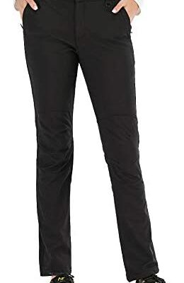 BenBoy Pantalon de ski imperméable pour femme Pantalon d'alpinisme Chaud Soft Shell Imperméable Coupe-vent Hiver Montagne Neige Pantalon d'alpinisme