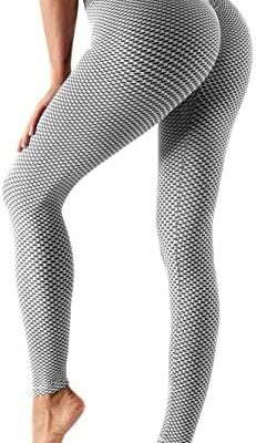 Leggings de sport anti-cellulite pour femmes Leggings de sport à taille haute Slim Pantalons de yoga Leggings de compression Fitness, Running, Pilates, Gym