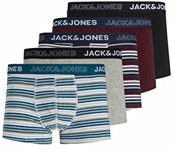 JACK & JONES Lot de 5 boxers pour homme