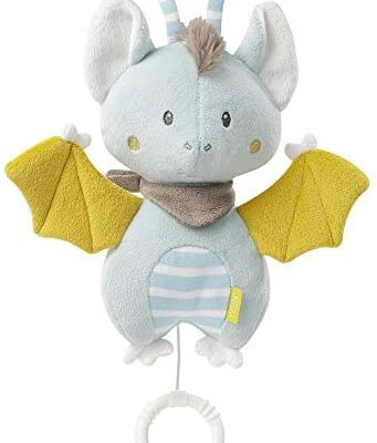 Fehn 065022 batte de boîte à musique - peluche et somnifère : boîte à musique à remonter avec la douce mélodie "Brahms Lullaby" calme dans toutes les situations - pour bébés et tout-petits à partir de 0 mois