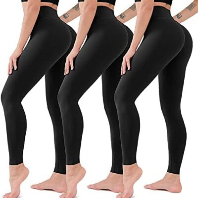 ACTINPUT Leggings Femmes Taille Haute - Leggings Opaques Leggings de Sport Élastiques Pantalons de Yoga Longs Pantalons de Course pour Gym Yoga Sport