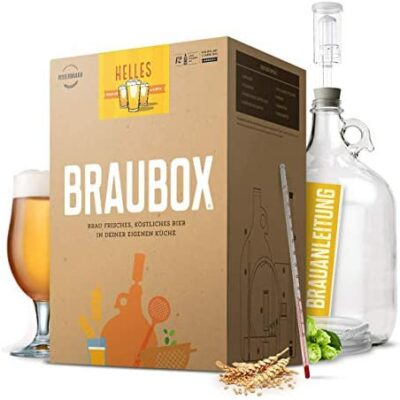 Braubox®, variété Helles I set de brassage de bière pour brasser de la bière dans la cuisine I avec garantie de succès de Besserbrauer I hommes I cadeaux pour hommes