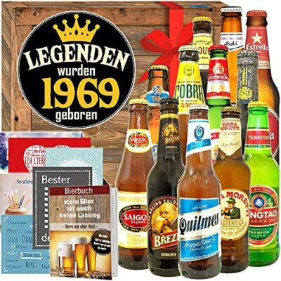 Legends 1969 / Happy Birthday / 12 types de bières du monde entier