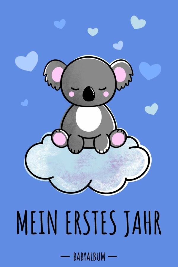 Mon album de première année de bébé : livre de bébé Koala Bear à écrire pour les garçons.  Agenda bébé avec des rappels à remplir pour la première année ensemble sur ... les futurs parents : baby shower / naissance / baptême