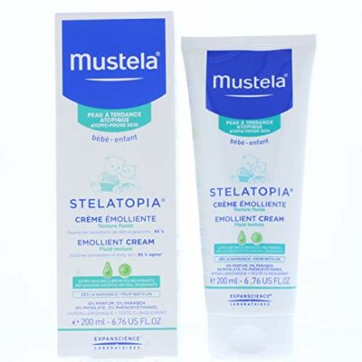 Mustela Stelatopia - Crème Hydratante Peau Très Sèche, Sensible et Atopique (1 x 200 ml)