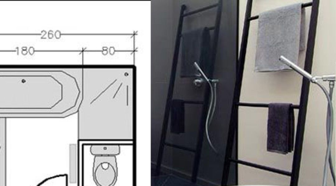 Plans de salle de bain : 3m², 4m², 5m², 6m², etc.