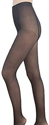 SIMYJOY Collants Thermique Femme Leggings Faux Translucide Chaleur Épaissie Polaire Culotte Pantalon pour L'hiver