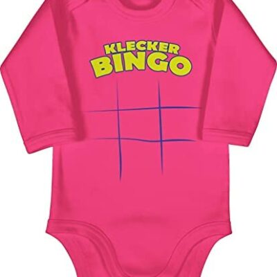 Shirtracer - bébé mixte coloré - mess - bingo - body bébé manches longues