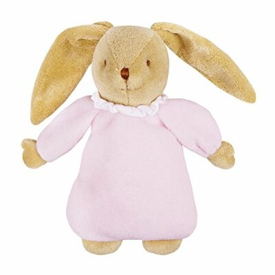 Trousselier - Peluche musicale - lapin doudou - lapin nid d'ange - lac des cygnes musical - hauteur 25 cm - classique chic - idéal cadeau de naissance - lavable en machine - coloris rose