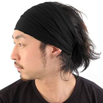 CHARM Bandeau de sport japonais pour homme - Bandeau extensible Bandana