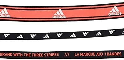 Adidas 3PP HEADBAN nouveau, bandeau.Adulte unisexe, multicolore (Rojsol Blanco Negro), taille unique