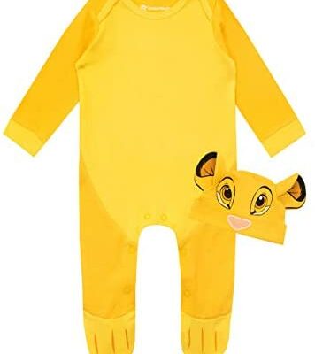 Disney - Ensemble Pyjama et Bonnet - Le Roi Lion - Bébé Garçon - Simba