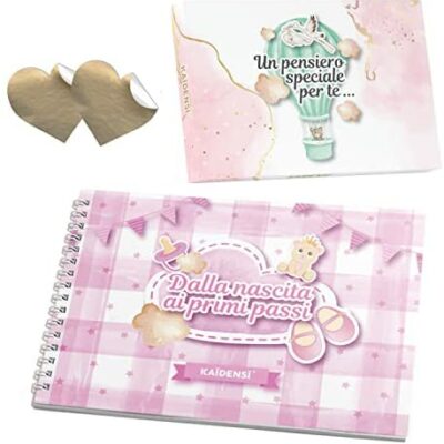 Idées cadeaux pour bébé fille - Souvenirs de petite fille de la naissance aux premiers pas - Idées cadeaux originales pour les enfants - Organiseur original bébé fille - Liste de naissance