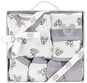 Interbaby Ensemble Nouveau-Né Disney Mickey Mouse Gris Ensemble SET-D2-31