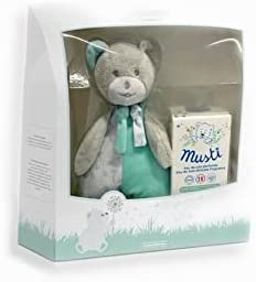 Mustela Musti Pack Eau de Toilette Sans Alcool + Ours Rose, 50 ml, 1 Pièce