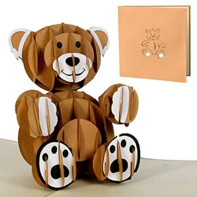 Cartes-cadeaux d'anniversaire 3D Pop Up, cartes de remerciement, chèques-cadeaux pour enfants et adultes, G01