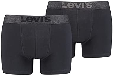 Levi's Melange Lot de 2 boxers en coton biologique pour homme