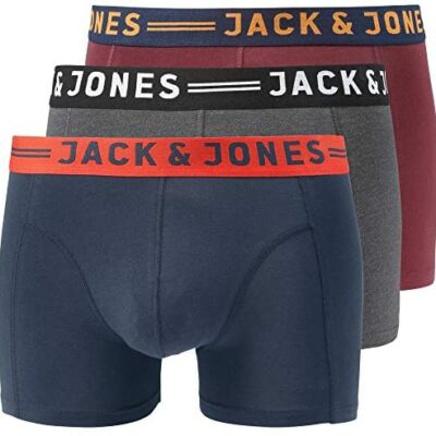 JACK & JONES Boxers pour homme (lot de 3)