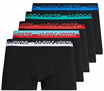 JACK & JONES Lot de 5 boxers pour homme