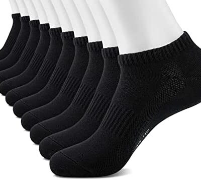 FALARY Chaussettes Sport Homme Femme 10 Paires Chaussettes Basses Coton Soquette