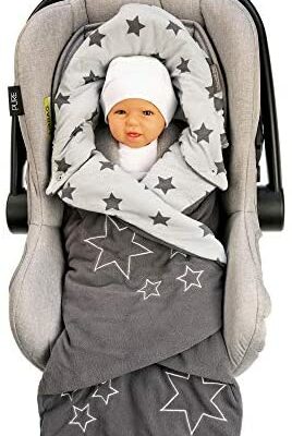 Lilly and Ben® Footmuff Baby OEKO-TEX | Couverture universelle confortable pour poussette Siège auto