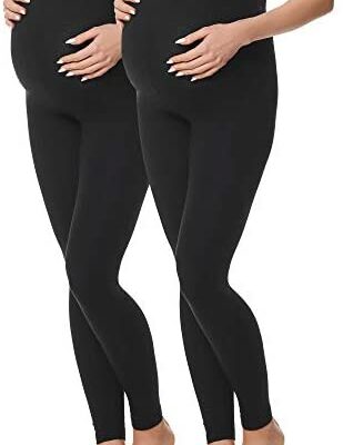 Be Mammy Lot de 2 leggings de maternité Sportswear BE20-230