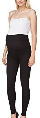 SOFTSAIL Legging de grossesse en coton pour femme avec maintien du ventre