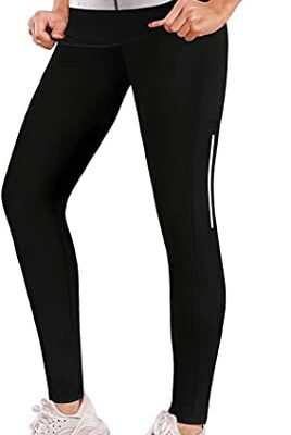 KUMAYES Pantalon De Sport Sport Femme Sauna Leggings Anti-Cellulite Ventre Plat Taille Haute Pantalon Mince Fitness Sport Minceur Pantalon De Sport