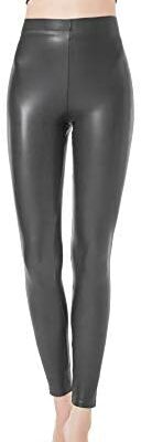 Joffee Company Bielastic Collants Leggings en similicuir pour femmes avec coutures étanches (cod.9806)