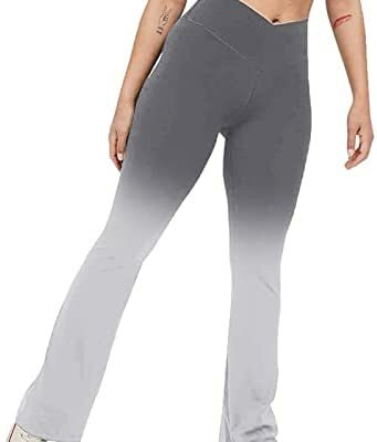 Pantalon de yoga décontracté pour femme Pantalon de yoga léger de couleur unie Pantalon de yoga confortable taille haute pour le sport Yoga Fitness