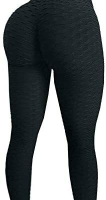 Legging de sport anti-cellulite pour femme - Conception en nid d'abeille Pantalon de course TIK Tok Respirant Séchage rapide Confortable Sports, Casual