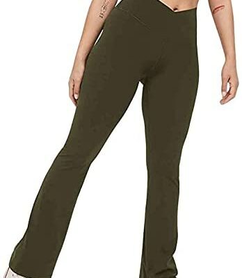 Pantalon taille haute pour femme WWricotta - Pantalon de danse de gym pas cher Skinny Joggers Pantalon de yoga Pilates avec poches Running Chic Butt Lifting Pants