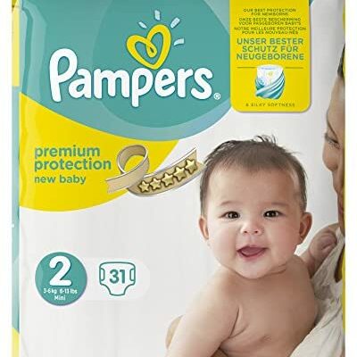 PAMPERS Premium Protection Taille 2 4 kg-8 kg 31 pièces
