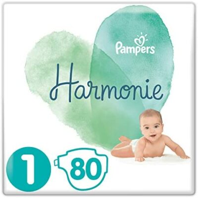 Pampers Harmony Taille 1 80 Couches 2-5kg - Paquet de 2