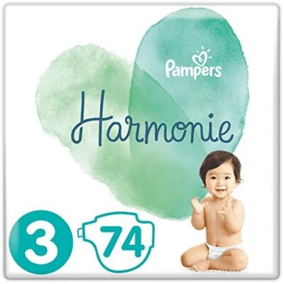 Pampers Harmony Taille 3 74 Couches 6-10kg - Paquet de 2