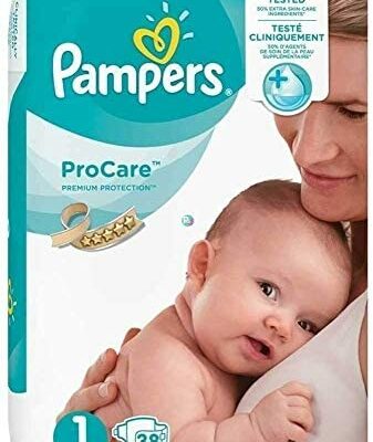 Pampers ProCare Premium Protection 38 Couches Taille 1 (2-5kg)