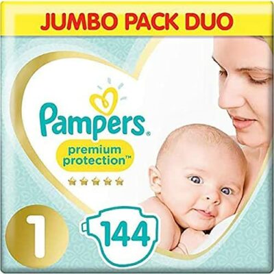 Pampers Baby Couches Taille 1 - Lot de 2 x 72
