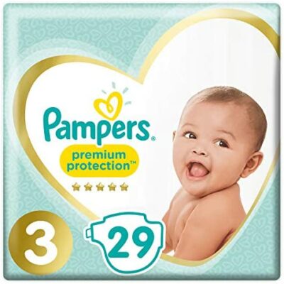 Couches Pampers Premium 5-9 kg Taille 3 29 pièces