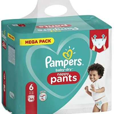 PAMPERS Baby Dry Diaper Pants Taille 6 pour +15kg 72 pièces
