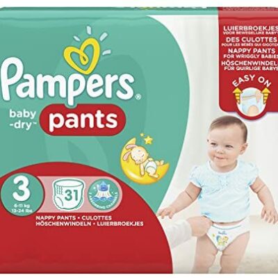 Pampers Baby Dry Pants 31 Couches Taille 3 Medium 6-11 kg