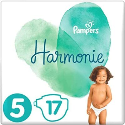 Pampers Couches Harmony Taille 5 (11-16kg) Hypoallergénique - 1 X 17 Pack