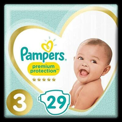 Pampers Premium Protection Couche Taille 24 Taille 3 (5 à 9 kg)