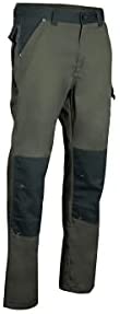 Pantalon Cargo LMA Bicolore avec Poches Genoux Olive/Vert Us - Station