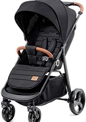 Kinderkraft Poussette BIG, compacte, légère, pliable, 0-15kg, noire