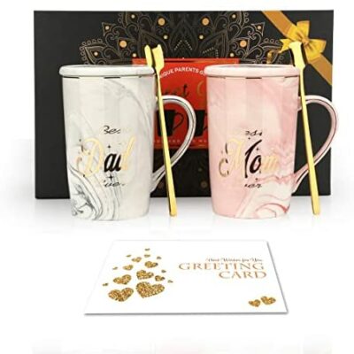 Tasses maman et papa - Cadeaux de grossesse pour les nouvelles mamans - Meilleurs cadeaux pour les femmes enceintes Les parents doivent être la fête des mères la fête des mères Noël